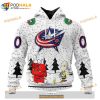 Personalized NHL Columbus Blue Jackets Peanuts Snoopy Design Shirt 3D Hoodie