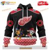 Personalized NHL Detroit Red Wings Paw Patrol Design Shirt 3D Hoodie