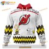 Personalized NHL New Jersey Devils Peanuts Snoopy Design Shirt 3D Hoodie