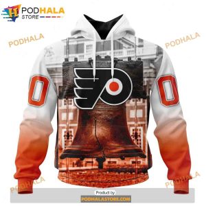 Personalized NHL Philadelphia Flyers Design With The Liberty Bell Shirt 3D Hoodie