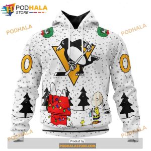 Personalized NHL Pittsburgh Penguins Peanuts Snoopy Design Shirt 3D Hoodie