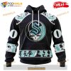 Personalized NHL Seattle Kraken Grateful Dead Design Shirt 3D Hoodie