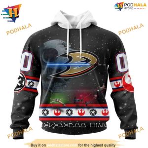 Personalized NHL Star Wars Design Unique Anaheim Ducks Apparel Hoodie 3D