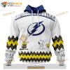 Personalized NHL Tampa Bay Lightning Peanuts Snoopy Design Shirt 3D Hoodie Gift