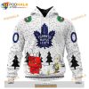 Personalized NHL Toronto Maple Leafs Peanuts Snoopy Design Shirt 3D Hoodie