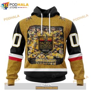 Personalized NHL Vegas Golden Knights Pacific Division Champions Kits Shirt 3D Hoodie