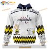 Personalized NHL Washington Capitals Peanuts Snoopy Design Shirt 3D Hoodie