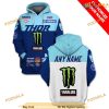 Personalized Yamalube Monster 3D Racing Thor Yamaha Motorsport Christmas Hoodie 3D