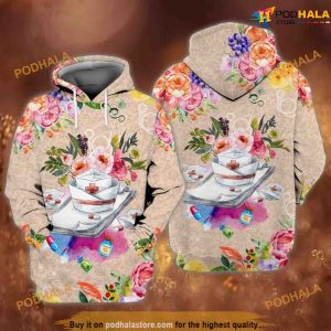 Pharmacy And Flowers 3D Funny Christmas Hoodie