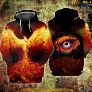 Phoenix Eyes Eagle 3D Funny Christmas Hoodie