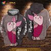 Piglet Cartoon Winnie The Pooh All Over Print 3D Hoodie