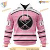 Pink Fight Breast Cancer Special NHL Buffalo Sabres 3D Hoodie Unique Design