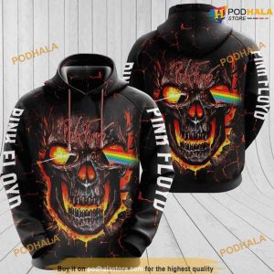 Pink Floyd Skull Black Men And Women 3D Funny Christmas Hoodie