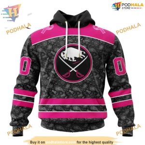 Pink In The Rink Breast Cancer NHL Special Buffalo Sabres 3D Hoodie