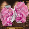 Pink Panther Over Print 3D Funny Christmas Hoodie