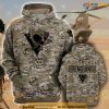 Pittsburgh Penguins Camouflage Veteran 3D Cotton Funny Christmas Hoodie