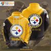 Pittsburgh Steelers 3D Team Logo NFL Hoodie 3D