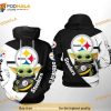 Pittsburgh Steelers NFL Baby Yoda Team 3D Hoodie