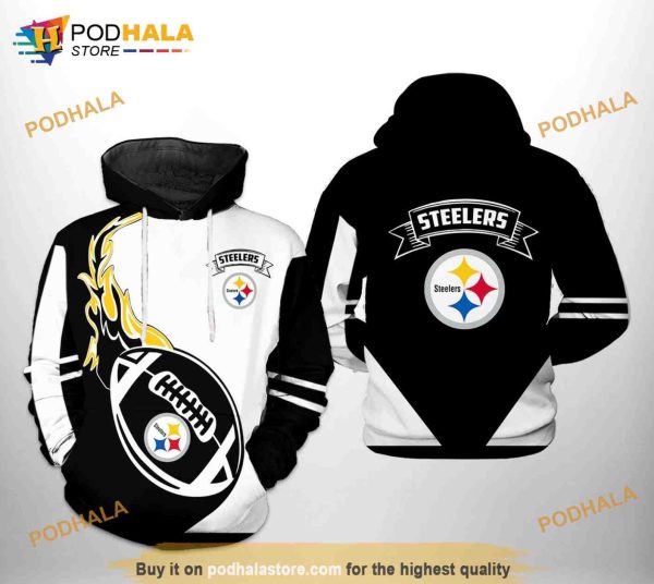 Pittsburgh Steelers NFL Classic 3D Hoodie