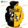 Pittsburgh Steelers NFL Snoopy Charlie Brown 3D Hoodie