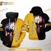 Pittsburgh Steelers NFL US Flag Skull Team 3D Hoodie