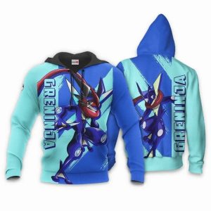 Pokemon Greninja Anime Manga 3D Hoodie Sweatshirt