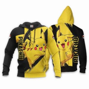 Pokemon Pikachu Anime Manga 3D Hoodie Sweatshirt