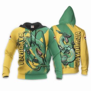 Pokemon Rayquaza Anime Manga 3D Hoodie Sweatshirt