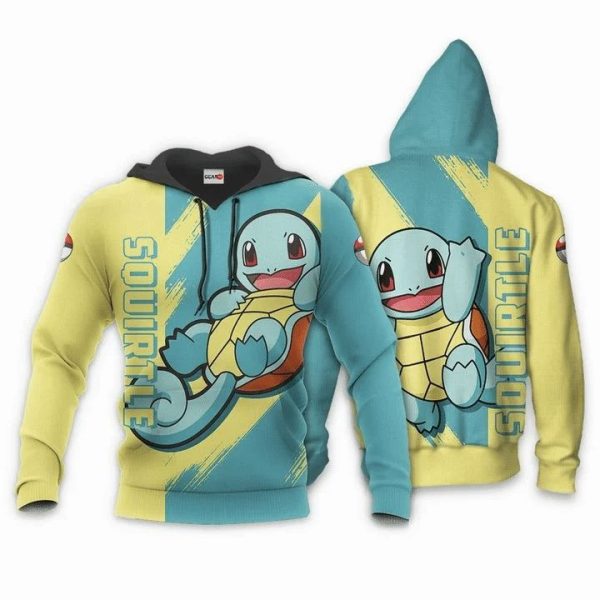 Pokemon Squirtle Anime Manga 3D Hoodie Sweatshirt