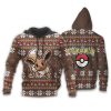 Pokemon Ugly Christmas Eevee Xmas Anime Manga 3D Hoodie Sweatshirt