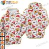 Pomeranian Dog Christmas AOP 3D Hoodie