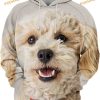 Poodle Dog Full Printing 3D Hoodie Sweatshirt