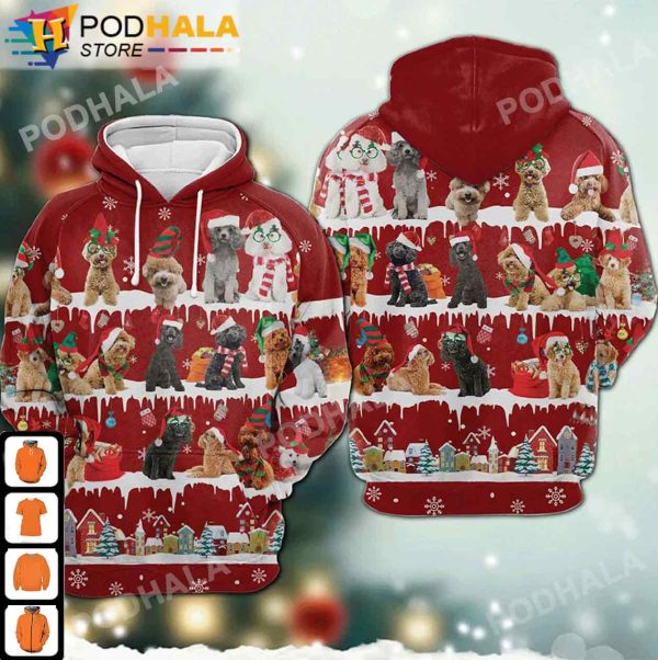 Poodle Dog Xmas Every Time Christmas AOP 3D Hoodie