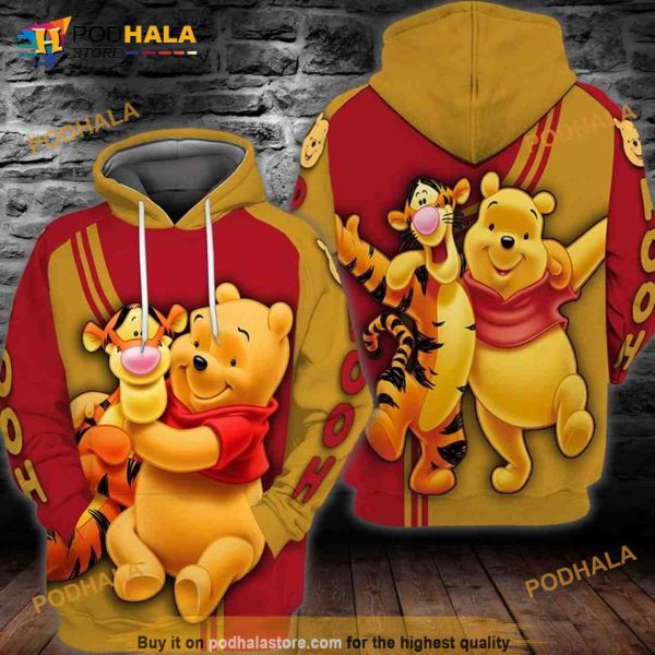 Pooh And Tigger 3D Hoodie