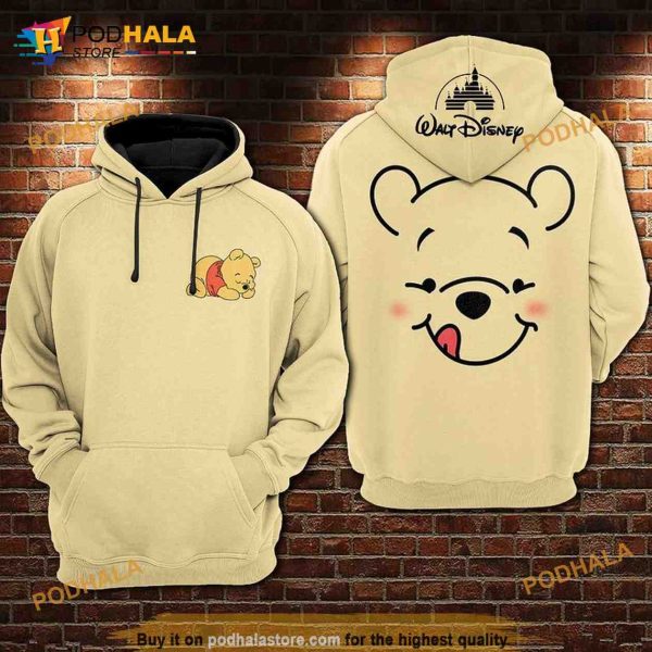 Pooh Bear Winnie The Pooh Disney All Over Print 3D Hoodie