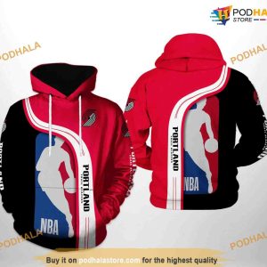 Portland Trail Blazers NBA Team NBA Hoodie 3D