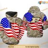 Purdue Boilermakers US Flag Camo Veteran NCAA 3D Hoodie