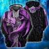 Purple Dragon 3D Funny Christmas Hoodie