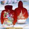 Red Ho Ho Ho Mickey 3D Hoodie