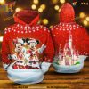 Red Mickey Minnie Xmas 3D Hoodie