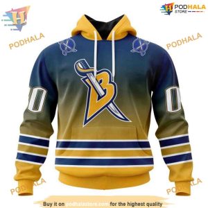 Retro Gradient Buffalo Sabres Personalized NHL Hoodie 3D Apparel