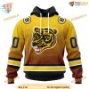 Retro Gradient Design Personalized NHL Boston Bruins Hoodie 3D