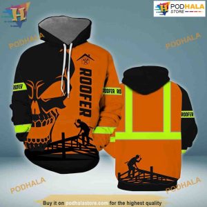 Roofer Man All Over Printed 3D Hoodie Sweatshirt