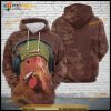 Rooster Gang Style Funny 3D Hoodie