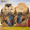 Rooster You And Me We Got This 3D Hoodie