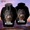 Rottweiler Dog To All My Haters 3D Hoodie