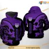 Sacramento Kings NBA Skull Team NBA Hoodie 3D