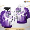 Sacramento Kings NBA Team Skull NBA Hoodie 3D