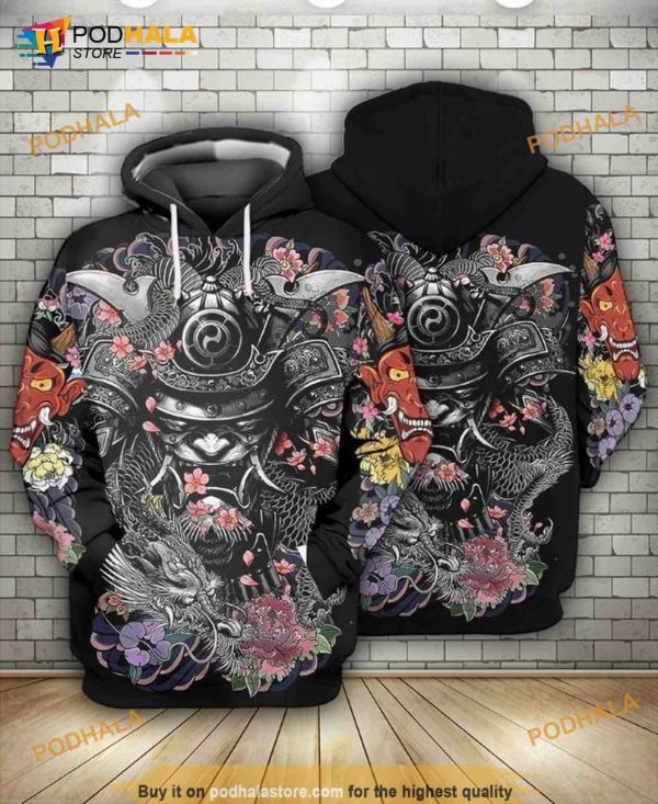 Samurai Japanese 3D Hoodie