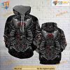 Samurai Tattoo All Over Printed 3D Hoodie Sweatshirt Adul